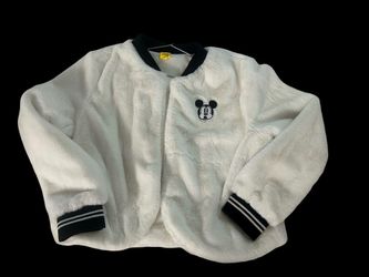 Disney Mickey Mouse Plush Bomber Jacket - XXL