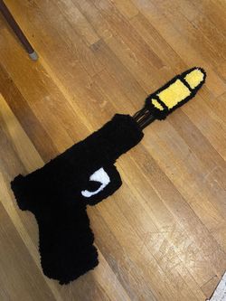 CUSTOM GLOCK RUG W/ BULLET