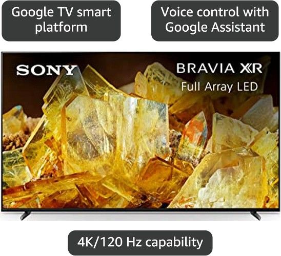 Sony 55"  Bravia XR X90J Google Smart TV With Stand 