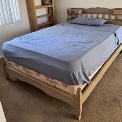 MCM Full  Size Complete Bed Frame With Mattress And Box Spring 