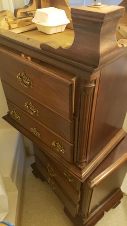 dresser and 2 side tables