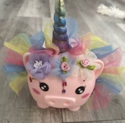 Soft Unicorn Piggy Bank