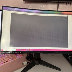 Glitchy MSI Optic MAG24C Monitor 144Hz