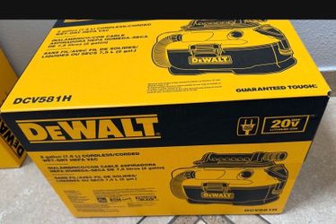🆕❇️🔅 DEWALT 20V MAX 2 Gal. Cordless/Corded Wet/Dry Vacuum(battery /charger not included )