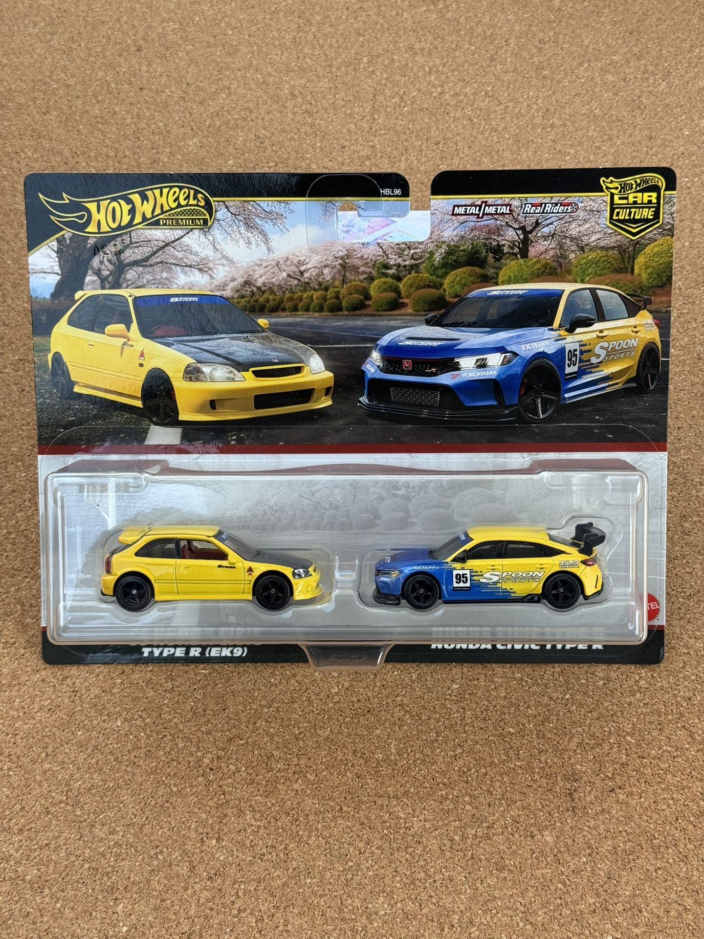 Hot Wheels 2 pack Honda Civic Type R EK9 & 2018 Civic Type R