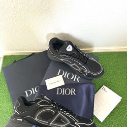 (NEW) Dior B30 Black Designer Shoes Size 10