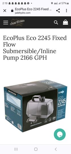EC plus water pump.