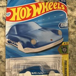 Hot Wheels Blue Porsche 911 Carrera Clip 2025 187/250 Experimotors 6/10 - Blue
