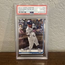 PSA 10 Fernando Tatis Jr RC Rookie Card 2019 Topps Chrome Update #54 Gem Mint 10