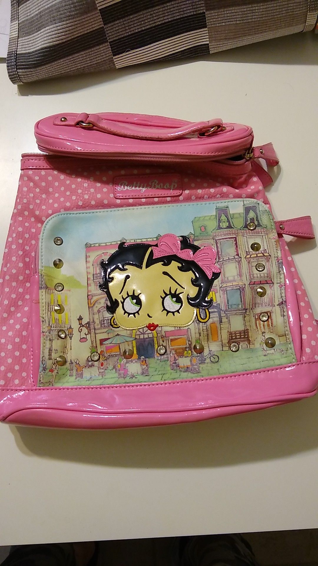 Betty Boop backpack purse