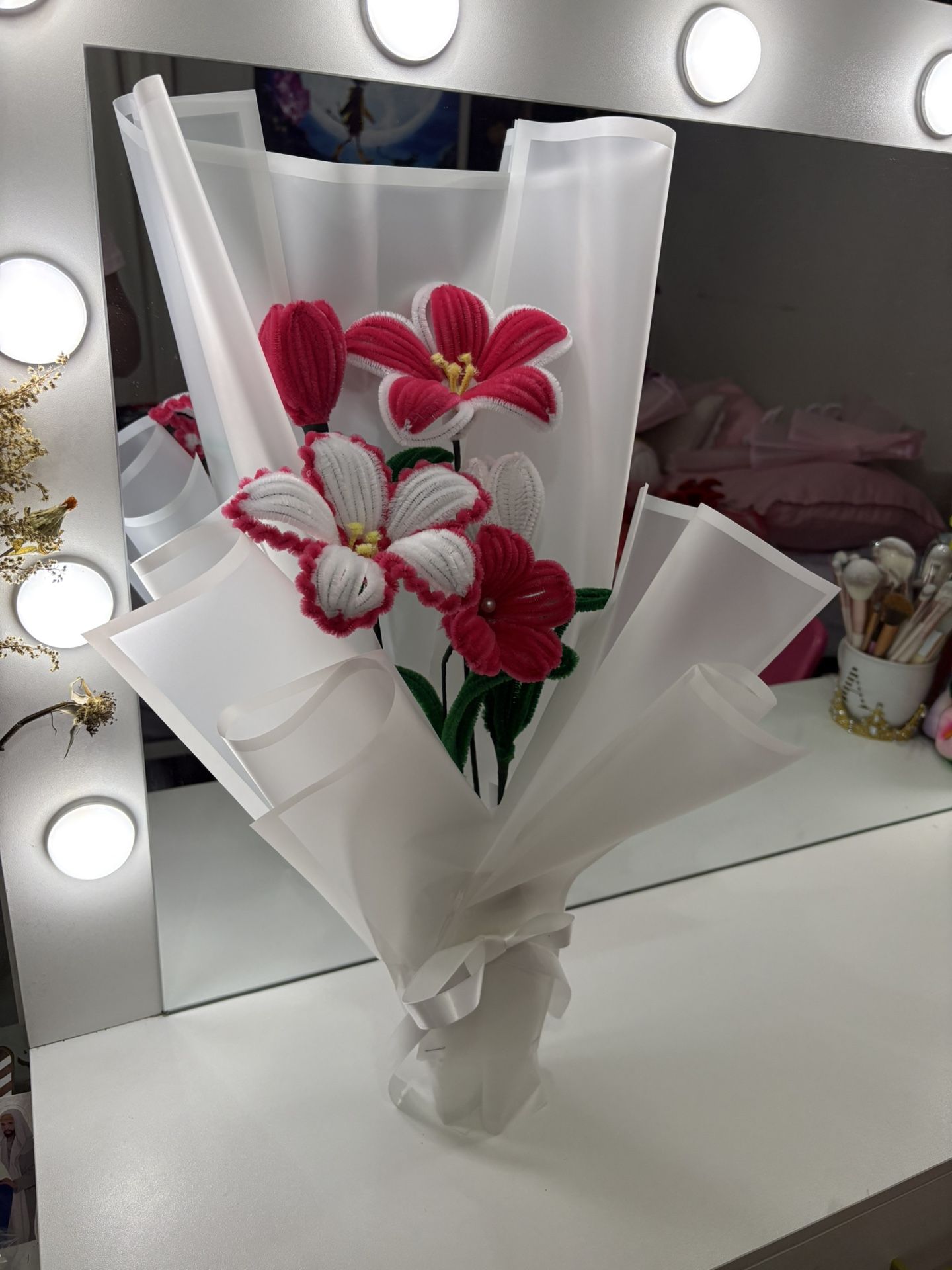 Valentines Day Pipe Cleaner Bouquet