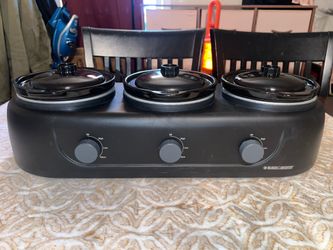 Black and Decker 3-Pot Slow Cooker