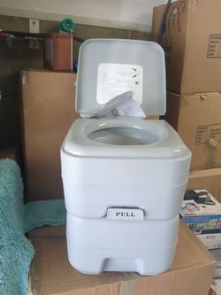 Brand new portable flush toilet