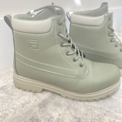 Men’s Fila EDGEWATER size 12 Boots Green  In like new condition  PRICE IS FIRM cash only  