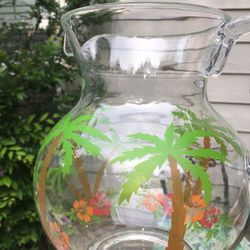 Patio Pitcher And Glass Set 
