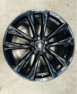 Lexus IS300 350 RC350 21-25 95 Genuine OEM Wheel Rim 19x9.5 DARK PVD CHROME REAR USED