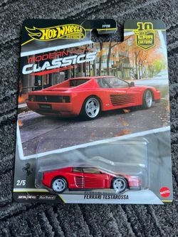 Hot Wheels Red Ferrari Testarossa – Brand New | Modern Classics