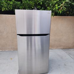 3MONTHS WARRANTY 30X33X66 LG FRIDGE 20CUFT SILVER