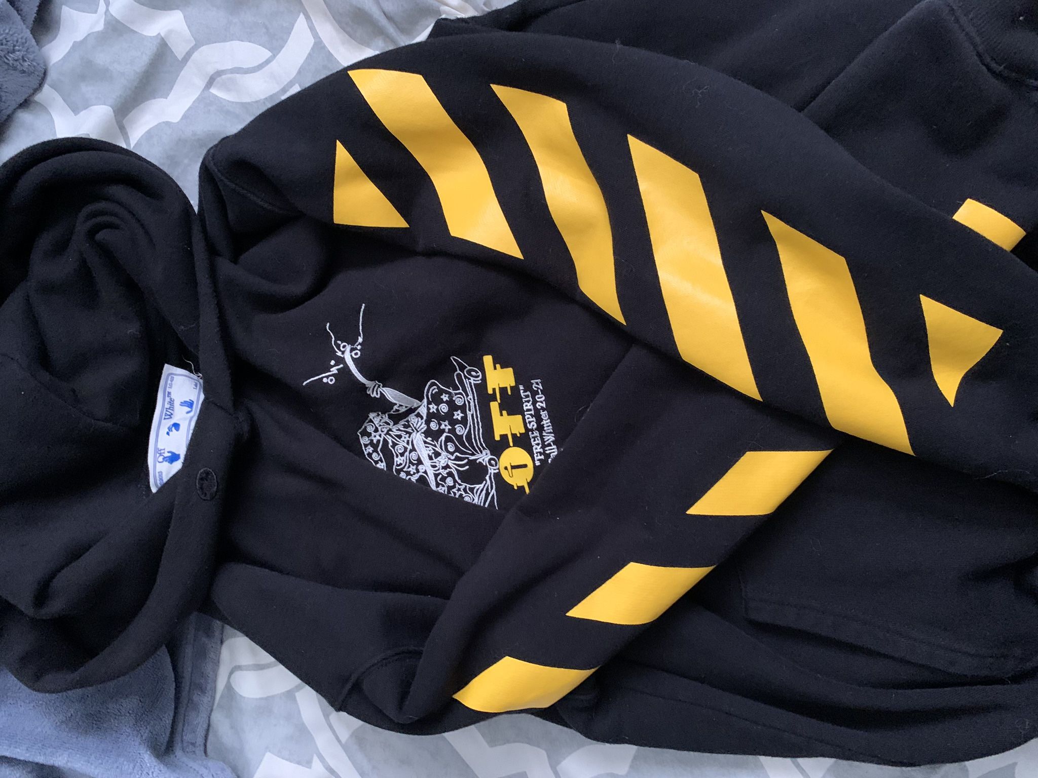 Off White Sport Wizards Hoodie (size Medium)
