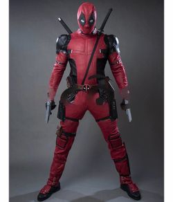 Deadpool Movie Costume — Full Suit + Mask + Boots — Size XL — $180