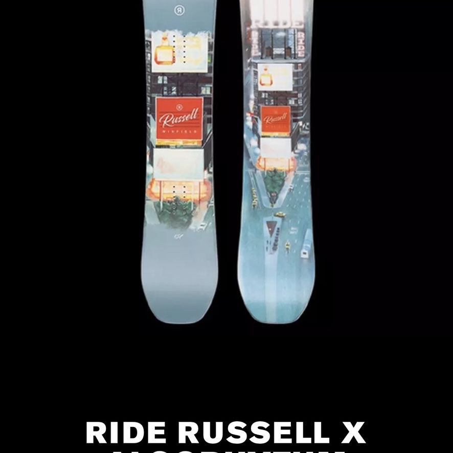 RIDE スノーボード RUSSELL X ALGORHYTHM 157