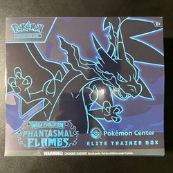 Pokémon Center Exclusive Phantasmal Flames Elite Trainer Box (ETB)