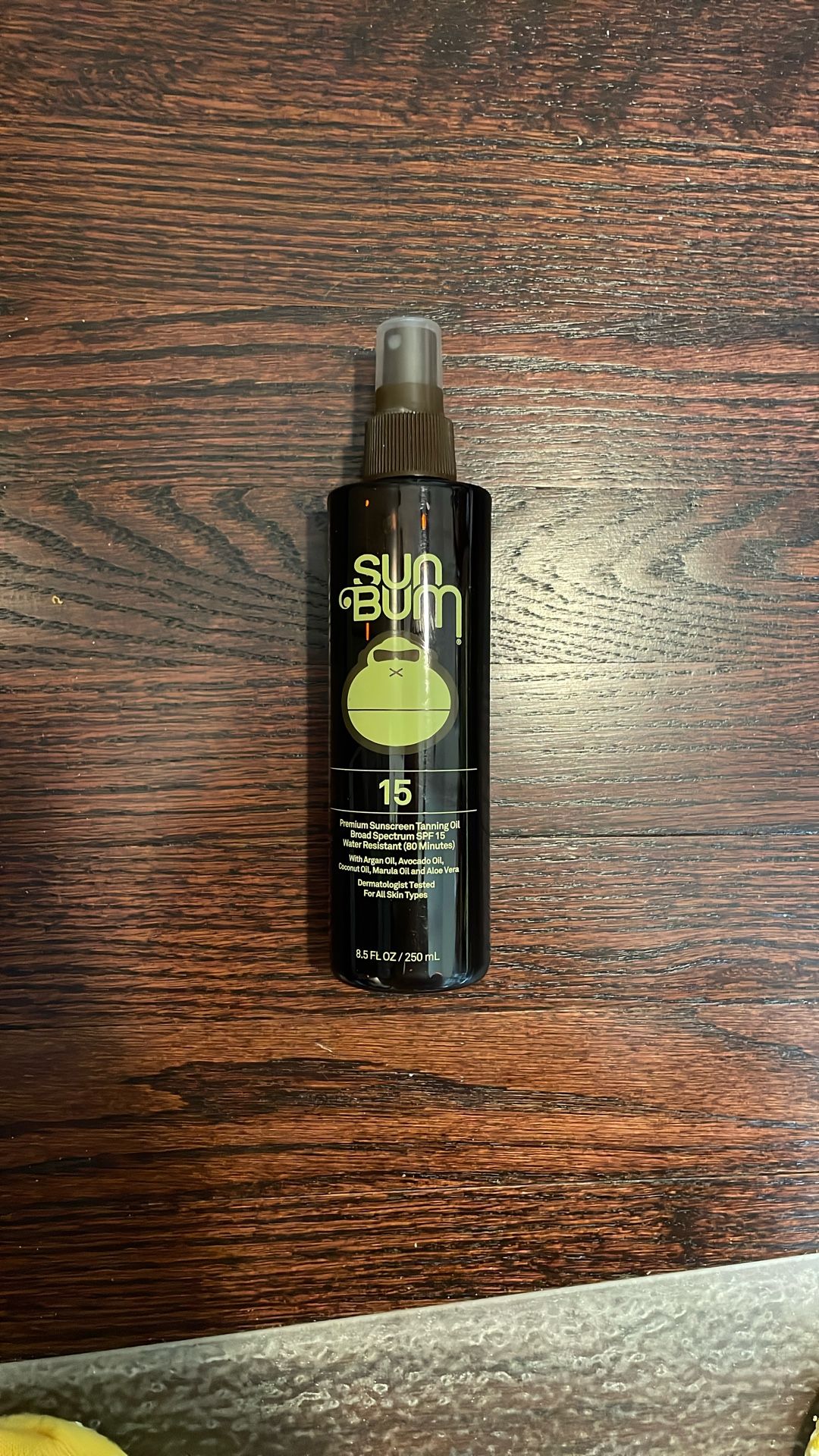 Sun Bum Premium Sunscreen Tanning Oil Broad Spectrum SPF 15! All Natural!