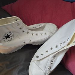 White Converse Shoes 