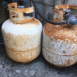 Propane tanks,some rust, but works very good