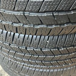 Set Of Michelin 275/55R20 Defender 2 Tires
