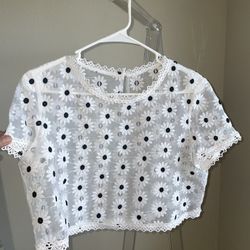 Daisy mesh Top