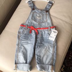 OshKosh B'gosh overalls. Size 9 month