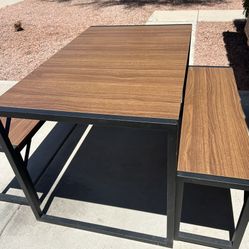 Table and Benches