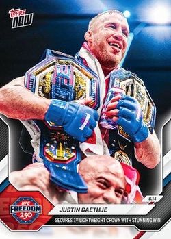 justin gaethje tope cards at the White House