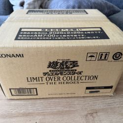 Yu Gi Oh Sealed Case Limit Over Collection Heroes LOCH JAPANESE