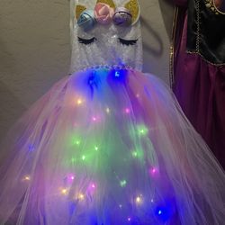 Light up unicorn dress