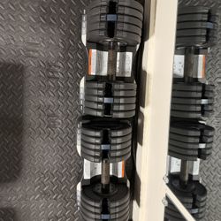 Dumbbells Adjustable Up To 50lbs