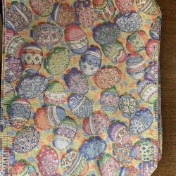 Beautiful Tablecloth For Easter With 8 Placemats 