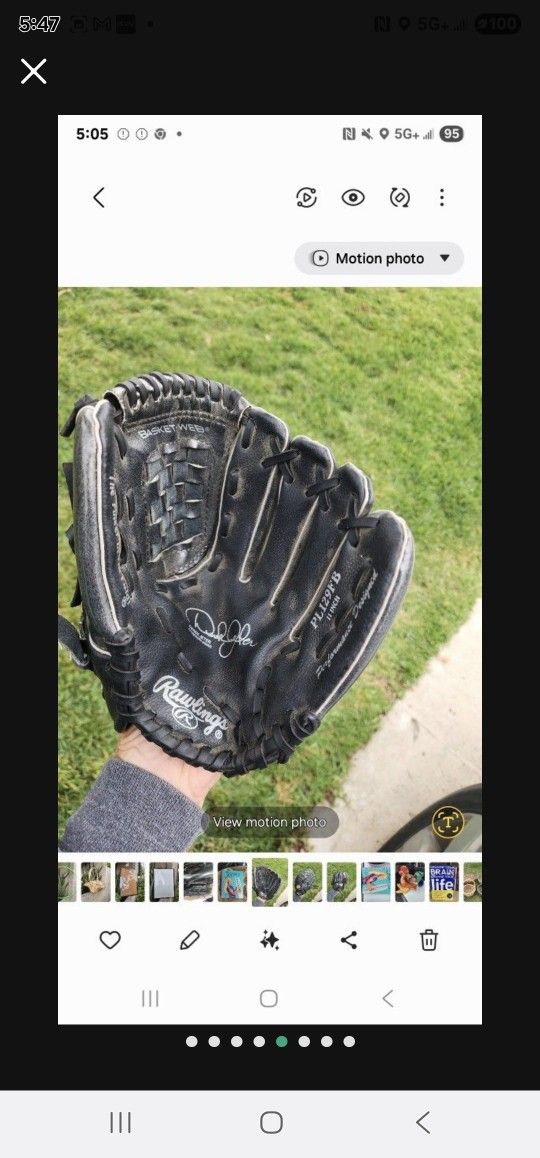 Baseball Glove, Youth 11, RHT, "Rawlings", See 3 Pics, Derek Jetter