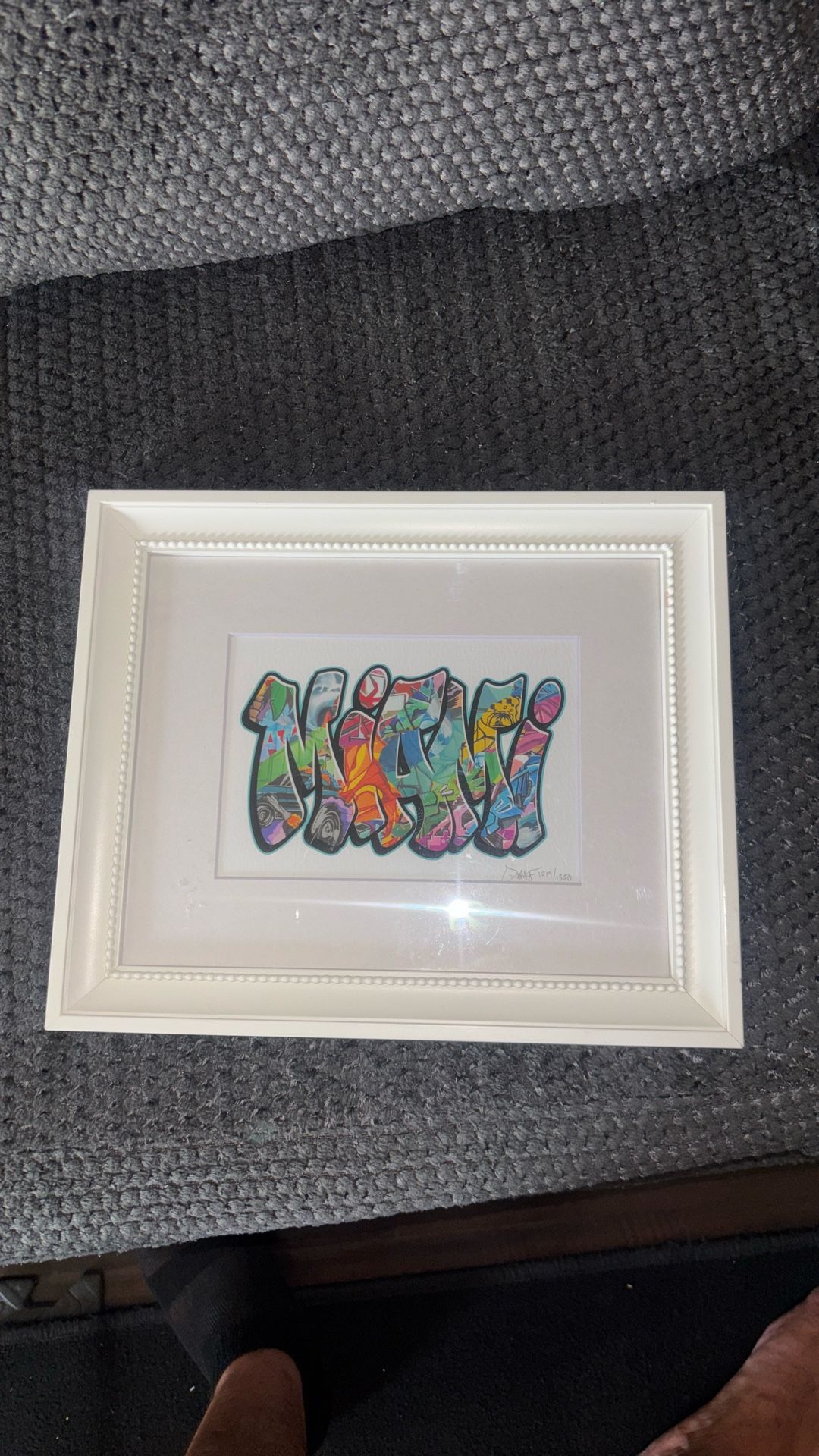 Miami City Graffiti Style Lettering Print By Quake