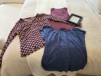 3 Womens Tops and 1 Picture Frame