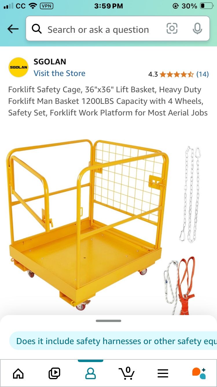 Forklift Platform/ People Lift .