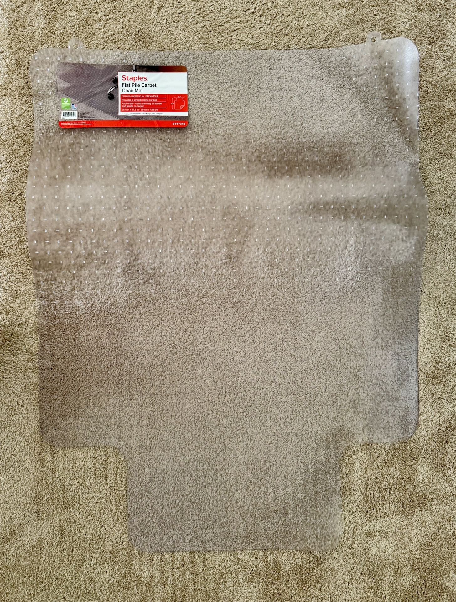 NEW Flat Pile Carpet Chair Mat
