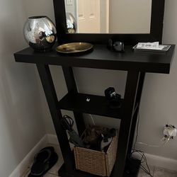 Entrance Console Table and Accent Mirror