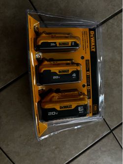 Dewalt 20V Max Battery Lithium Ion 3Pk