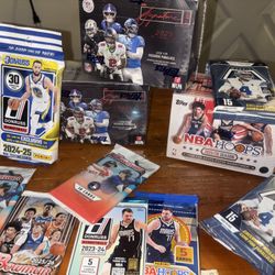 Topps Bowman NBA NFL MLB Sealed Wax