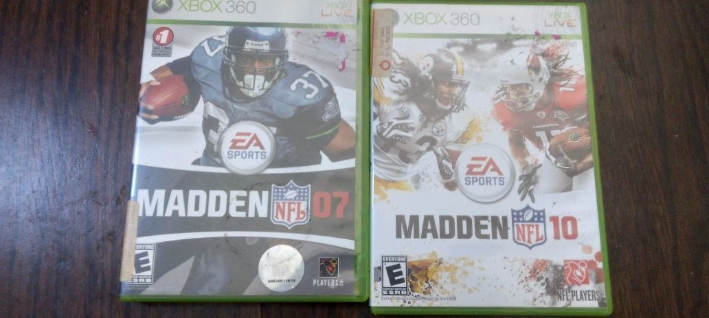 Lot Of 2 Xbox 360 Madden Games