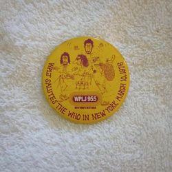 Wplj 95.5 The Who 1976 Memorabilia 