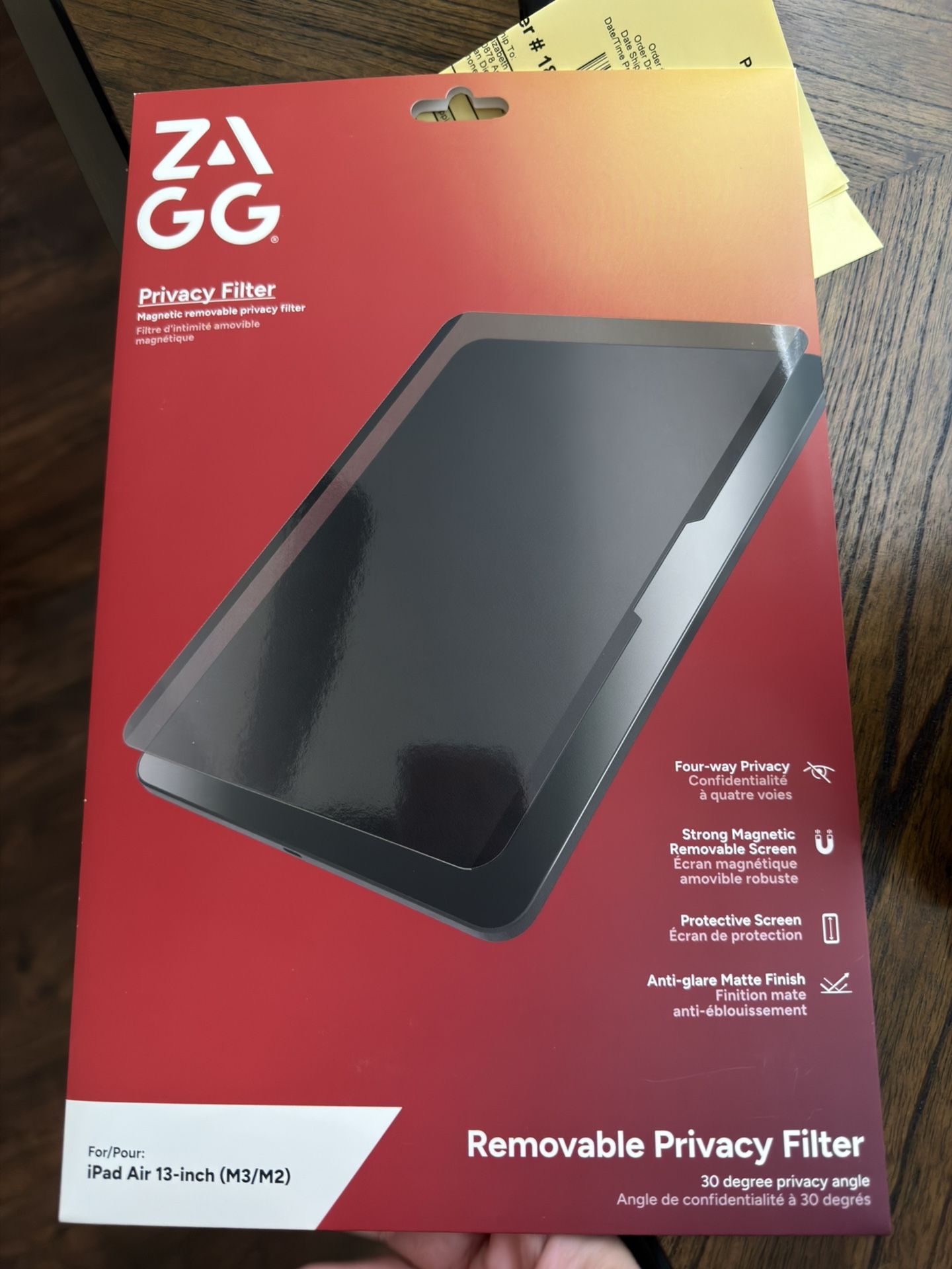 Removable Privacy Screen Protector For iPad Air 13 Inch