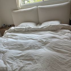 Living Spaces King bed Frame 